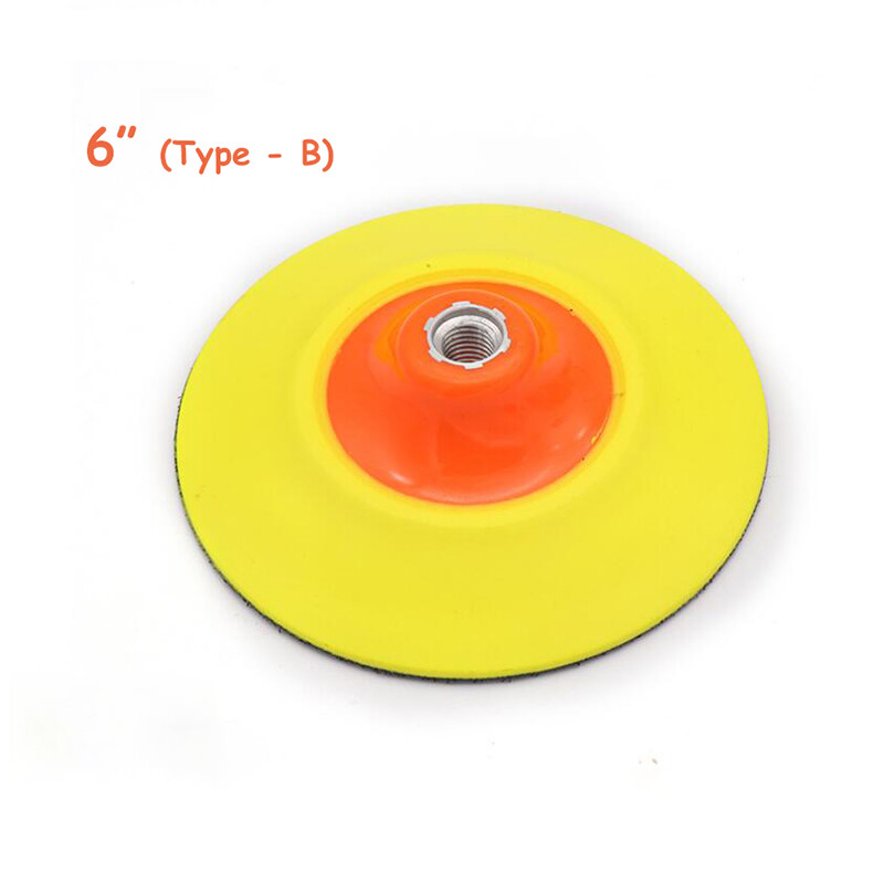 Hook & Loop 1-6 inch Backing Pad for Angle Grinder Sander Polisher Discs M14 M10