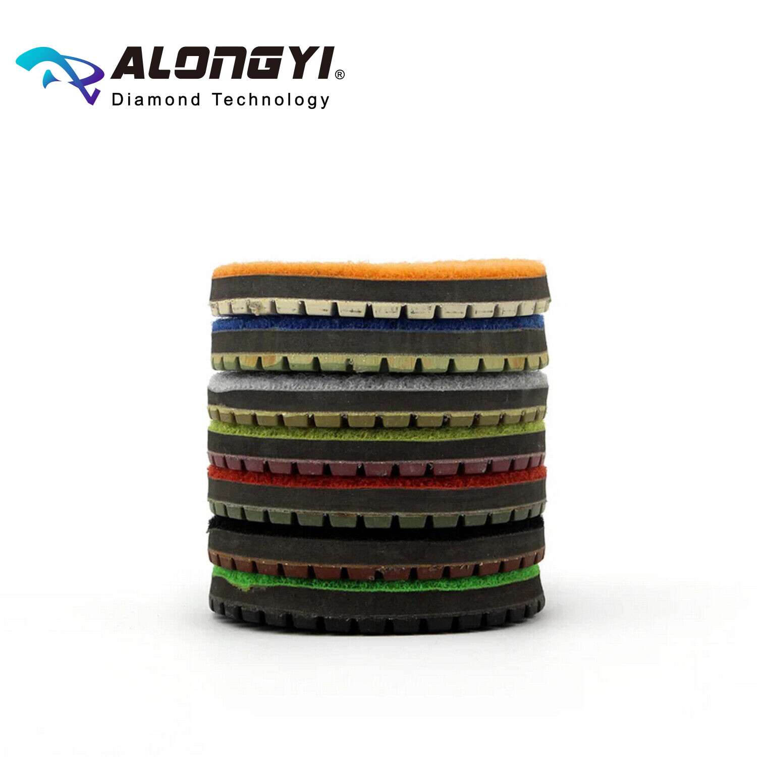 80mm 7pcs/Lot 3 Inch Diamond Polishing Pads Thickened Floor Stone Renew Disc