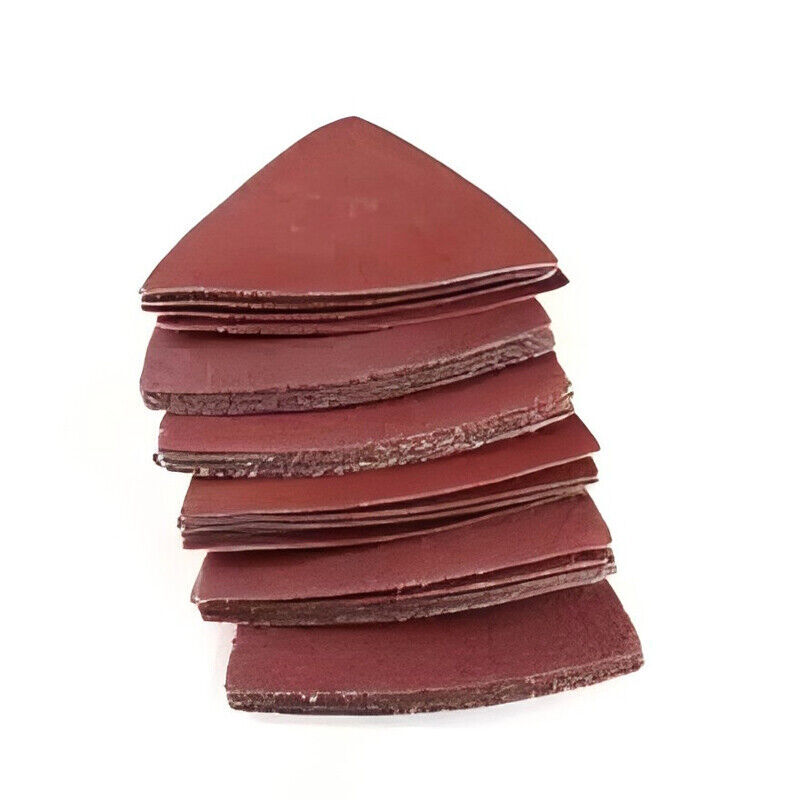 Sanding Sheets Hook & Loop Mouse Sanding Pads Sander Paper Triangle 80mm Discs