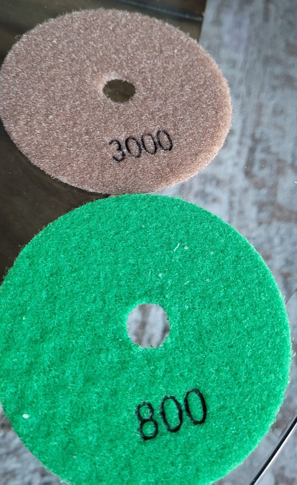 SHDIATOOL Diamond Polishing Pads 4″ Granite Marble Tile Sanding Discs 5/8 Backer