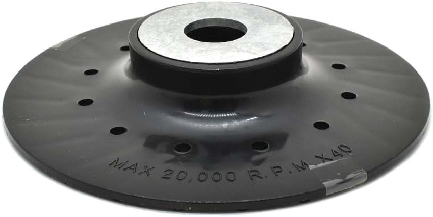BP45 4.5 Inch Angle Grinder Backing Pad for Resin Fiber Disc with 5/8 Black