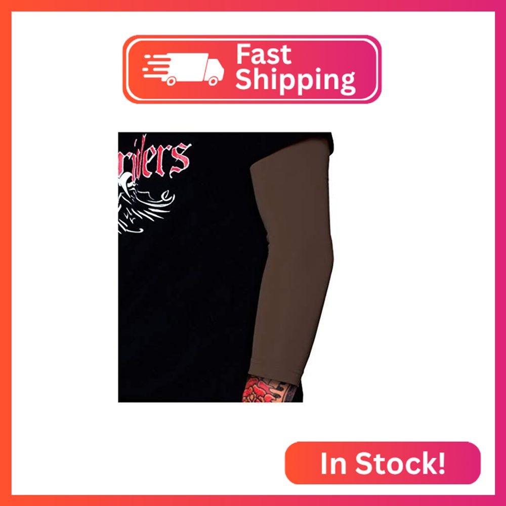 Tat2X Tattoo Cover Up Sleeve – 3/4 Arm – Brown – XL/2X – 1 Sleeve
