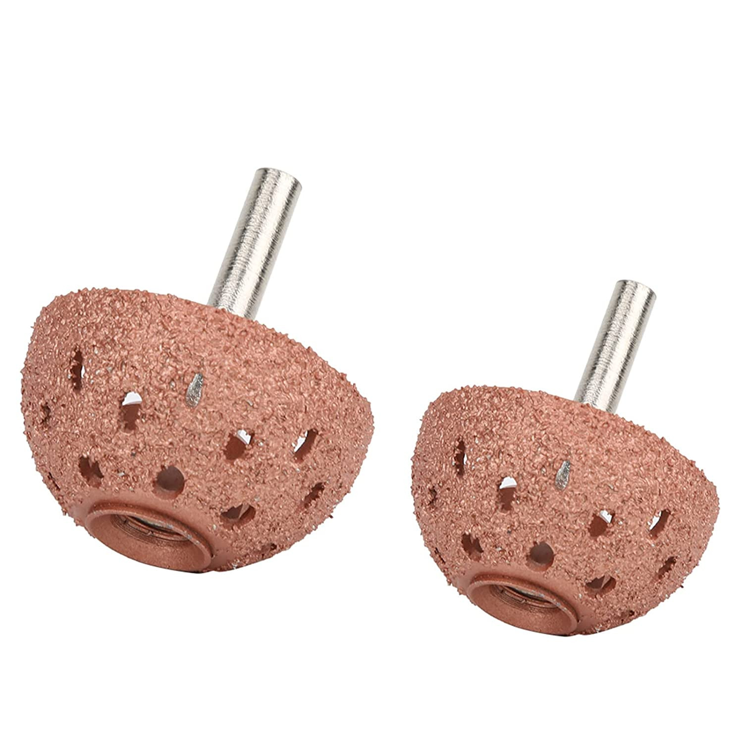 2Pcs Tungsten Carbide Buffing Wheels of Different Sizes, Tungsten Steel Bowl Ty