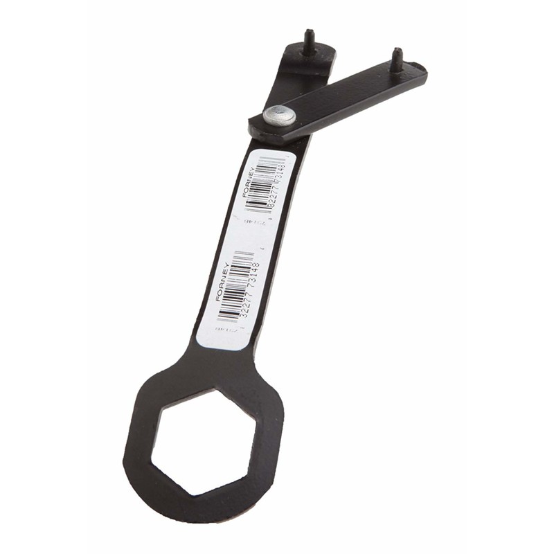 Forney 73148 Black Adjustable Spanner Wrench for Sanding Pad Nuts 5/8 in.-11