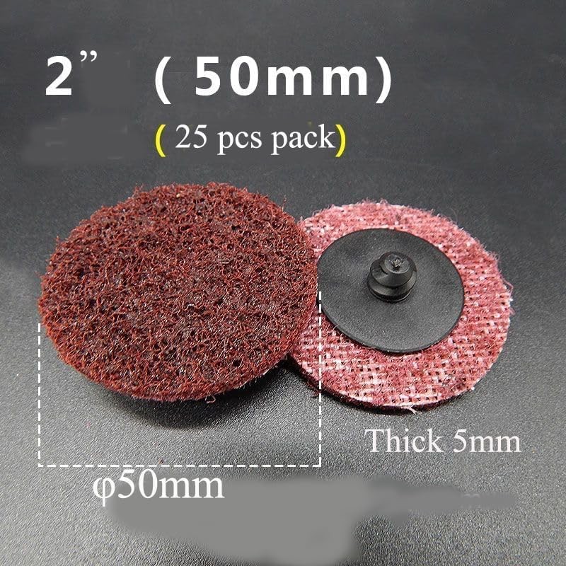 Premium R-Type 2 inch Maroon Medium Abrasive Non Woven Nylon Surface Conditio…