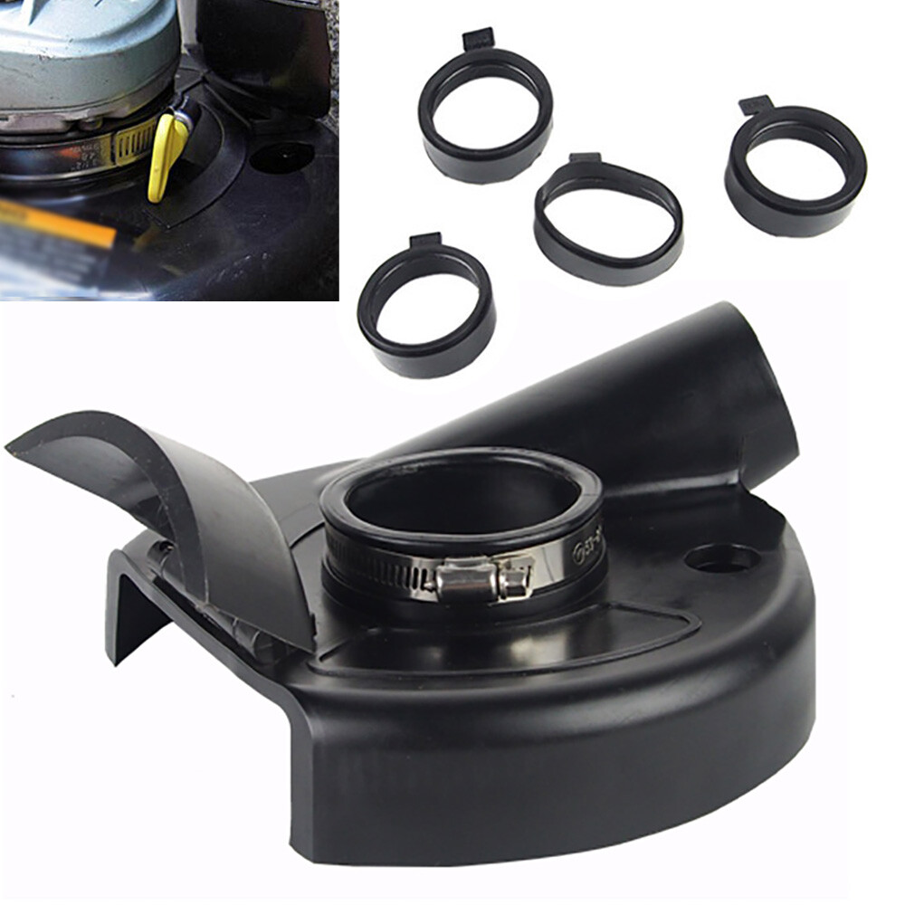 7″ Vacuum Dust Shroud Hand Grind Convertible Cover for Angle Grinder Tool Black
