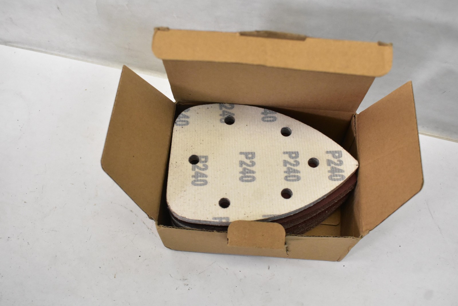 Shenzhen Yuehao MS02 Sanding Discs P240 Red Polymer Orbital Sander 60 Pack