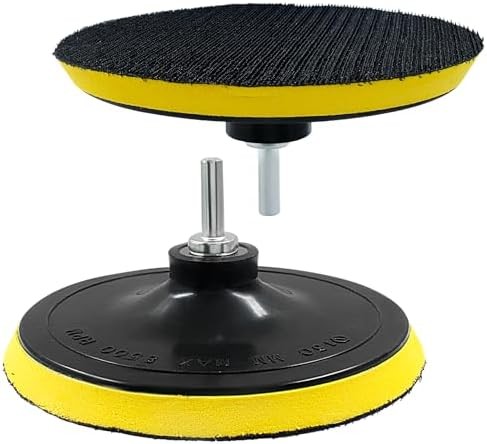 6 Inch Hook & Loop Backing Pad Orbital Sander Polisher Sanding Pad with M14 Dril