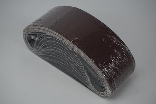 3X21 3 X 21 Inch Sanding Belt Pack 3-Inch X 21-Inch,12 Pcs(4 Each Of 8