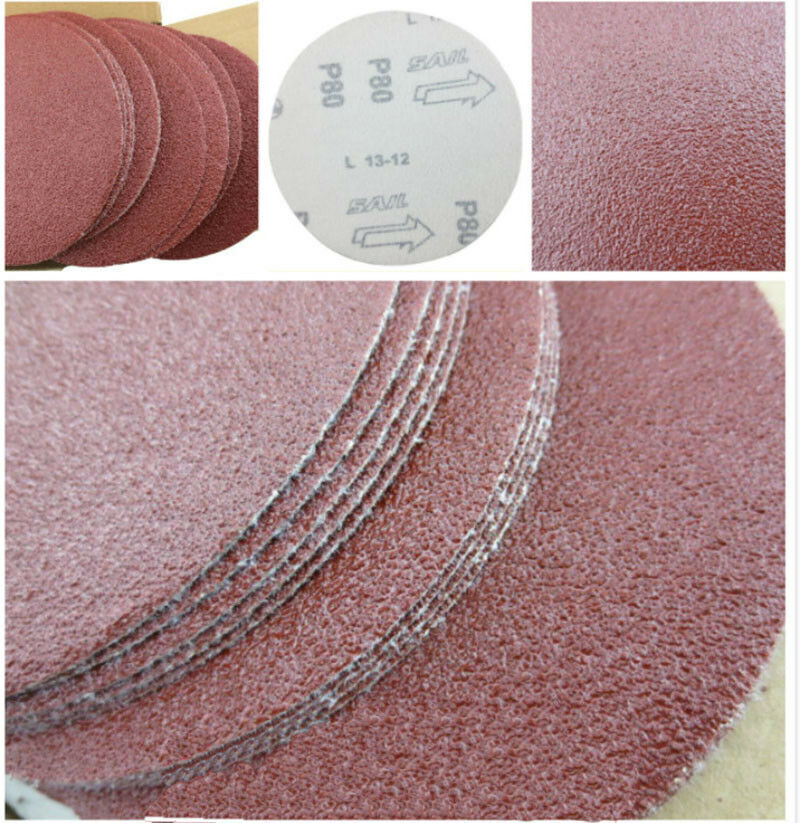 6” 150mm Sandpaper Sanding Disc Hook And Loop Grit 80-7000 For Paint Wood Metal