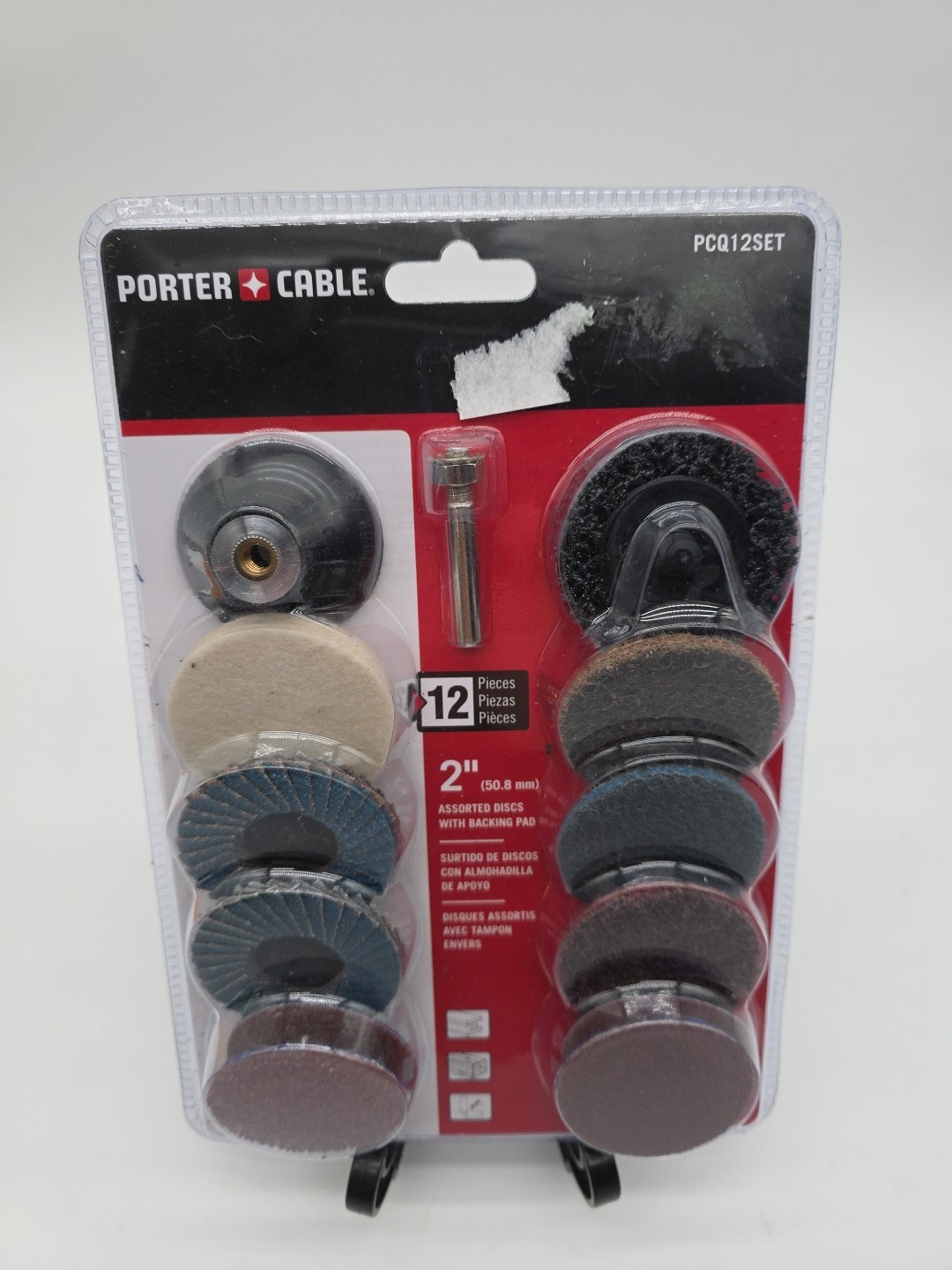 Porter Cable PCQ12SET 2″ Twist Lock Set (L12pc for Die Grinder New Sealed