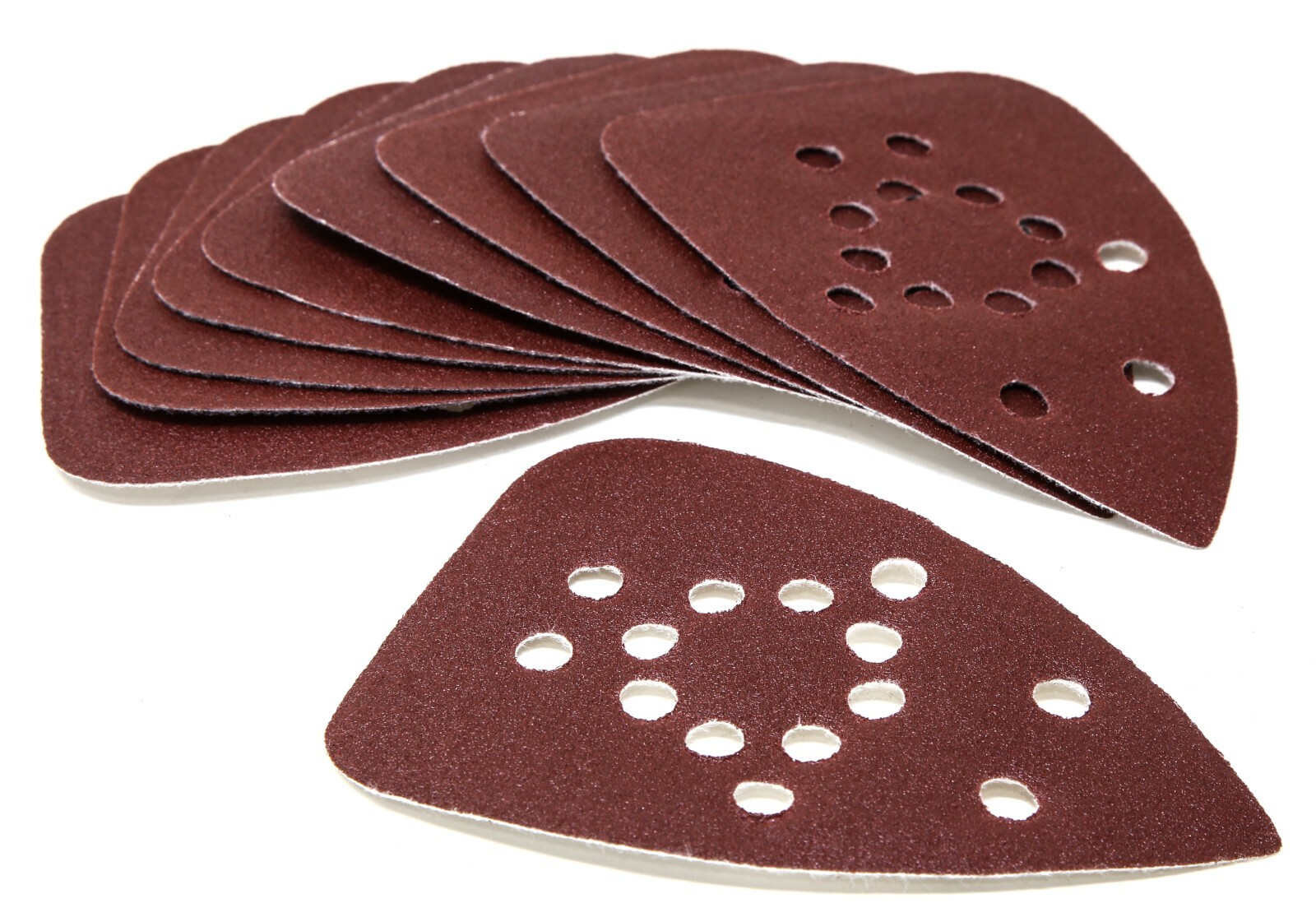 WEN 20401SP120 120-Grit Hook & Loop Palm Sander Sandpaper, 10-Pack for WEN 20401
