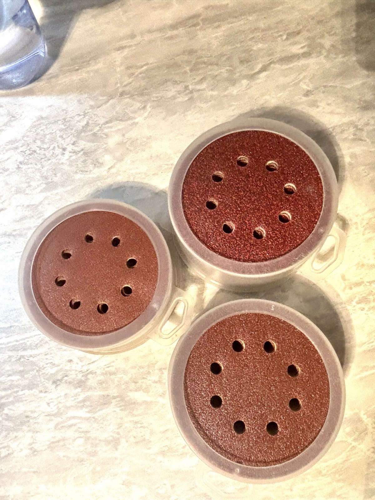 Gator Power 5” Hook and Loop 8 hole discs 120-80 – 40 Grit for Orbital Sander