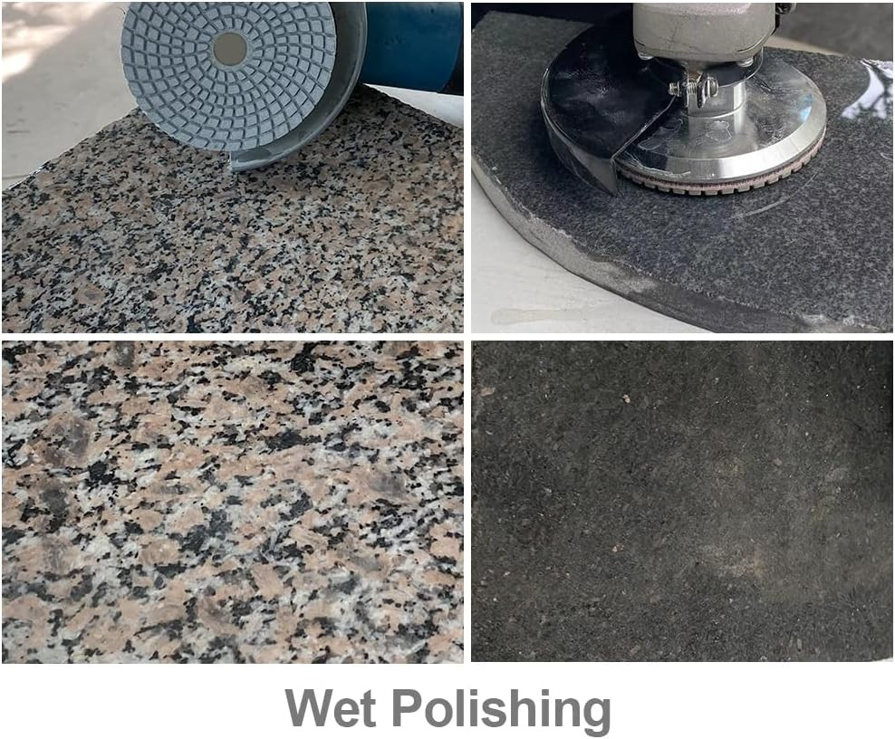 Grit 400 Diamond Polishing Pads for Marble, Granite & Stone Finishing