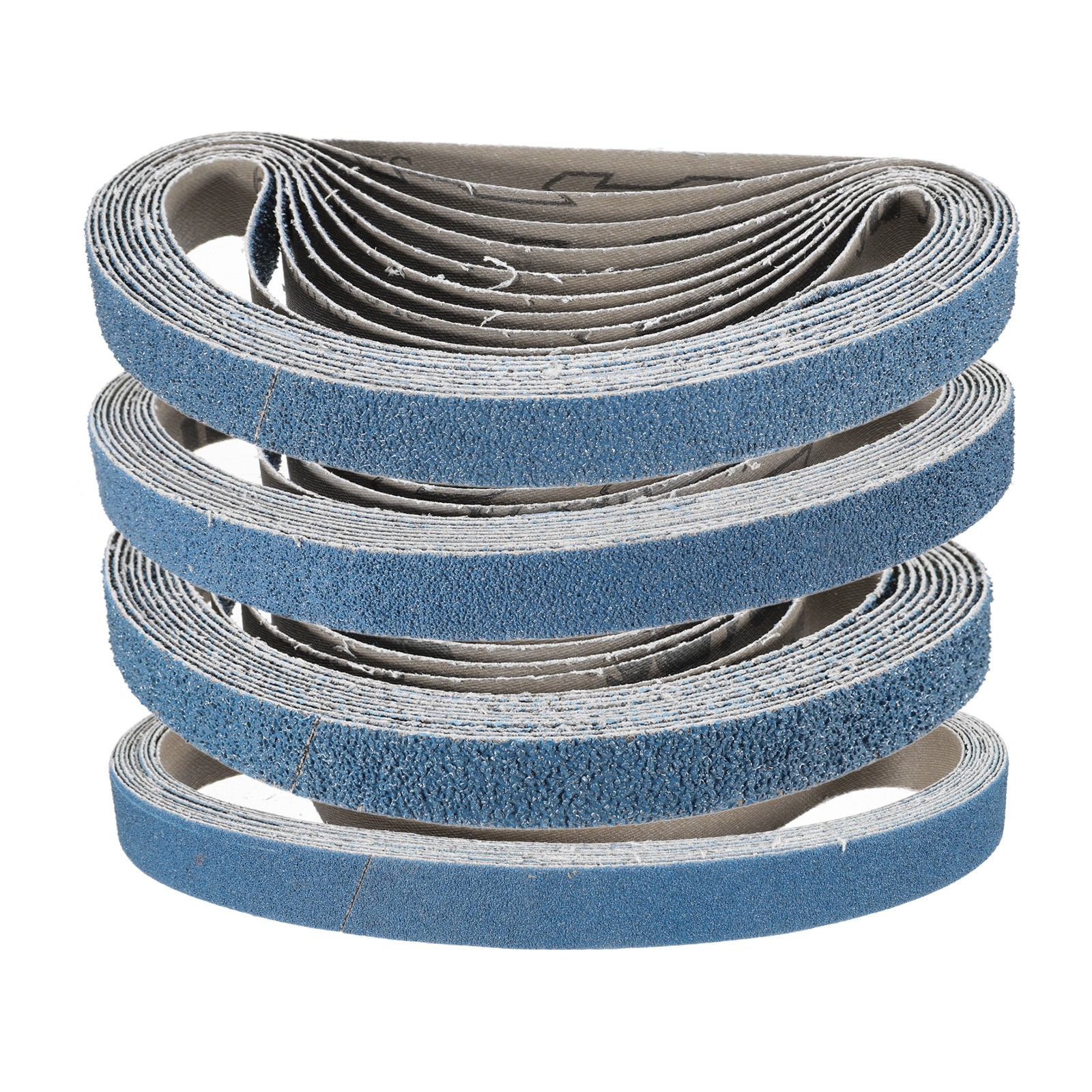 40pcs 0.75 x 20.5″ Sanding Belts 40/60/80/120 Grit Zirconia Oxide