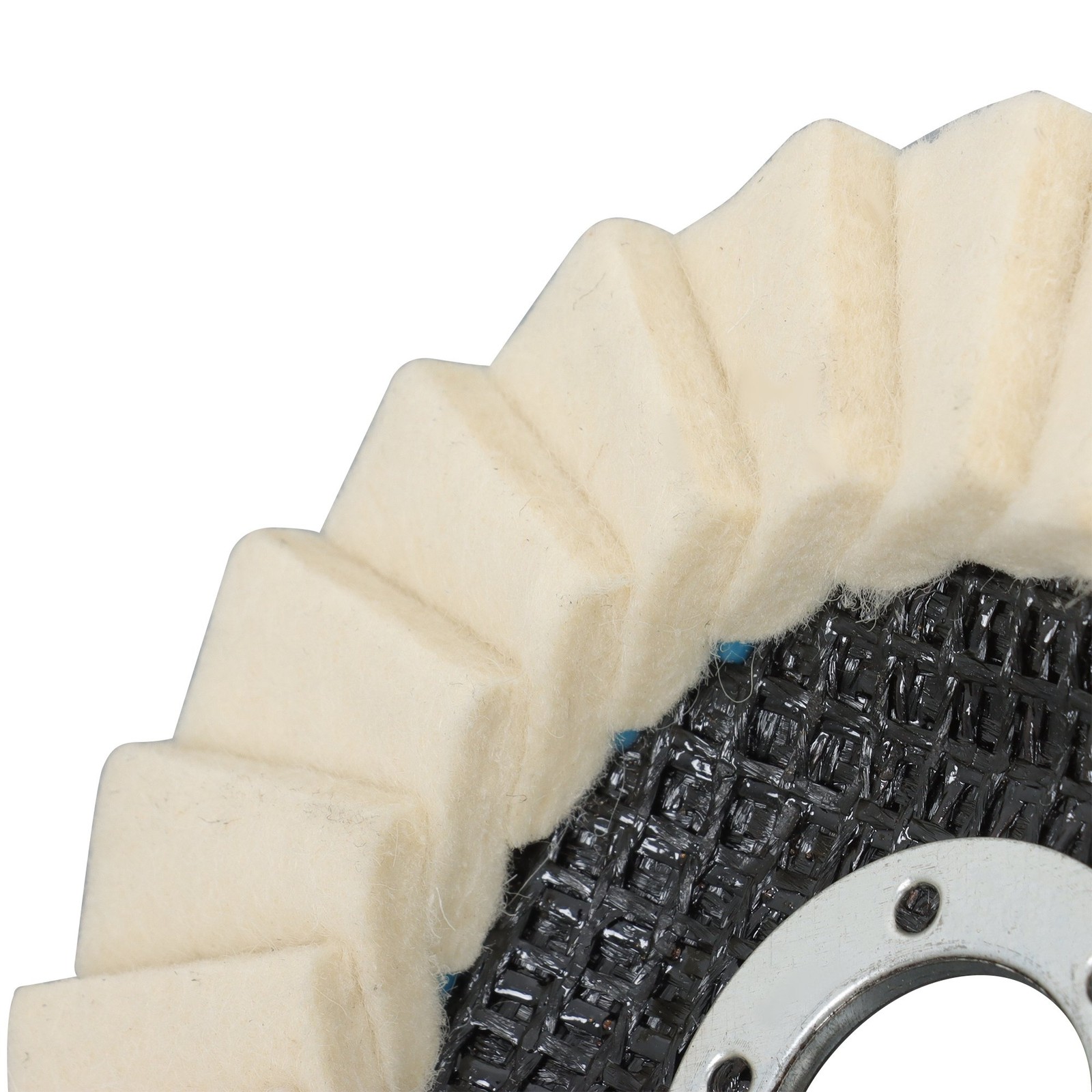 8 Pcs Wool Polishing Wheel Disc Set 4.5 x 7/8″ Buffing Wheel & Buffing Compound