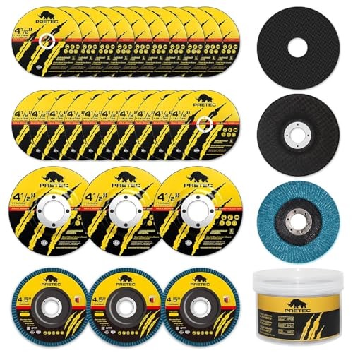 26 Packs Angle 26 packs angle grinder wheels 4-1/2 inch with 3 diffent type