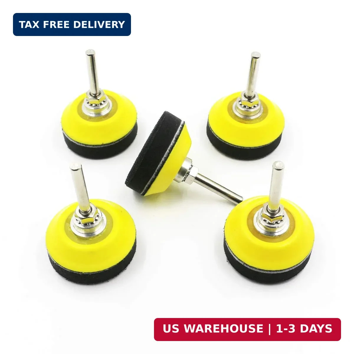 2 Inch (50mm) Hook and Loop Sanding Pad for Sanding Discs with 1/4 Inches Shank