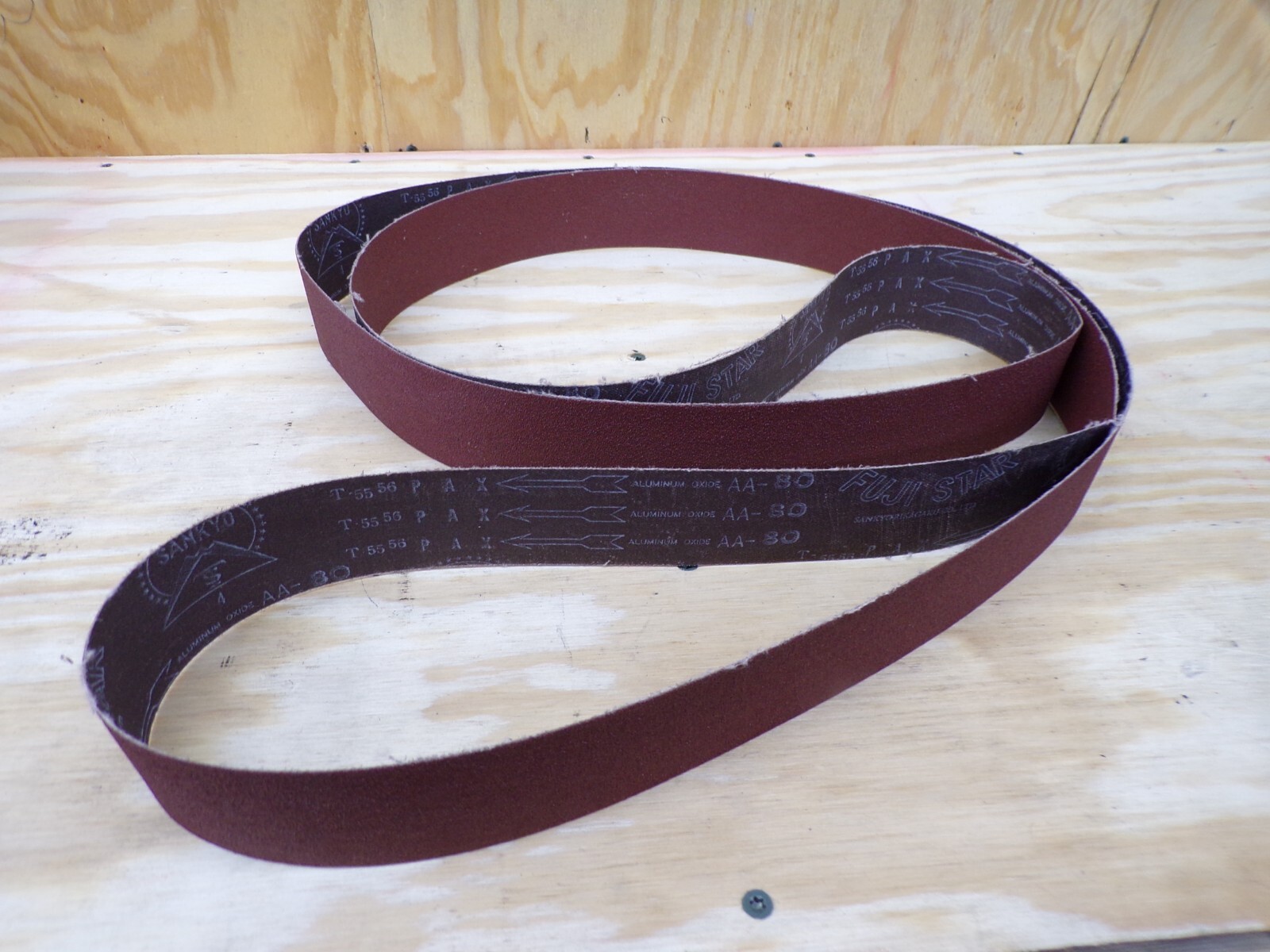 Sanding Belts, 2″ x 118″, Aluminum oxide, 80 Grit, 5 Count