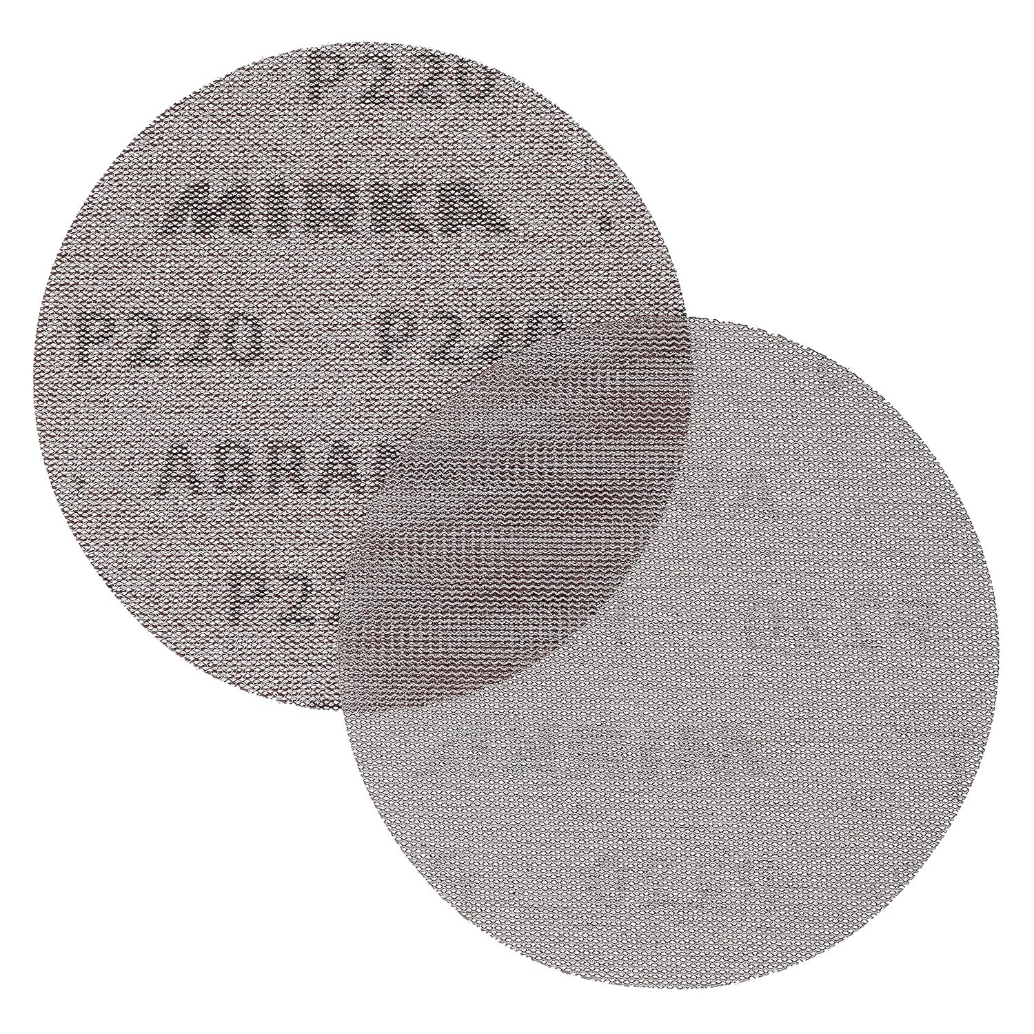 Professional Quality Abranet Net Discs 5” P220 – 50 Pack for Dust-Free Sanding