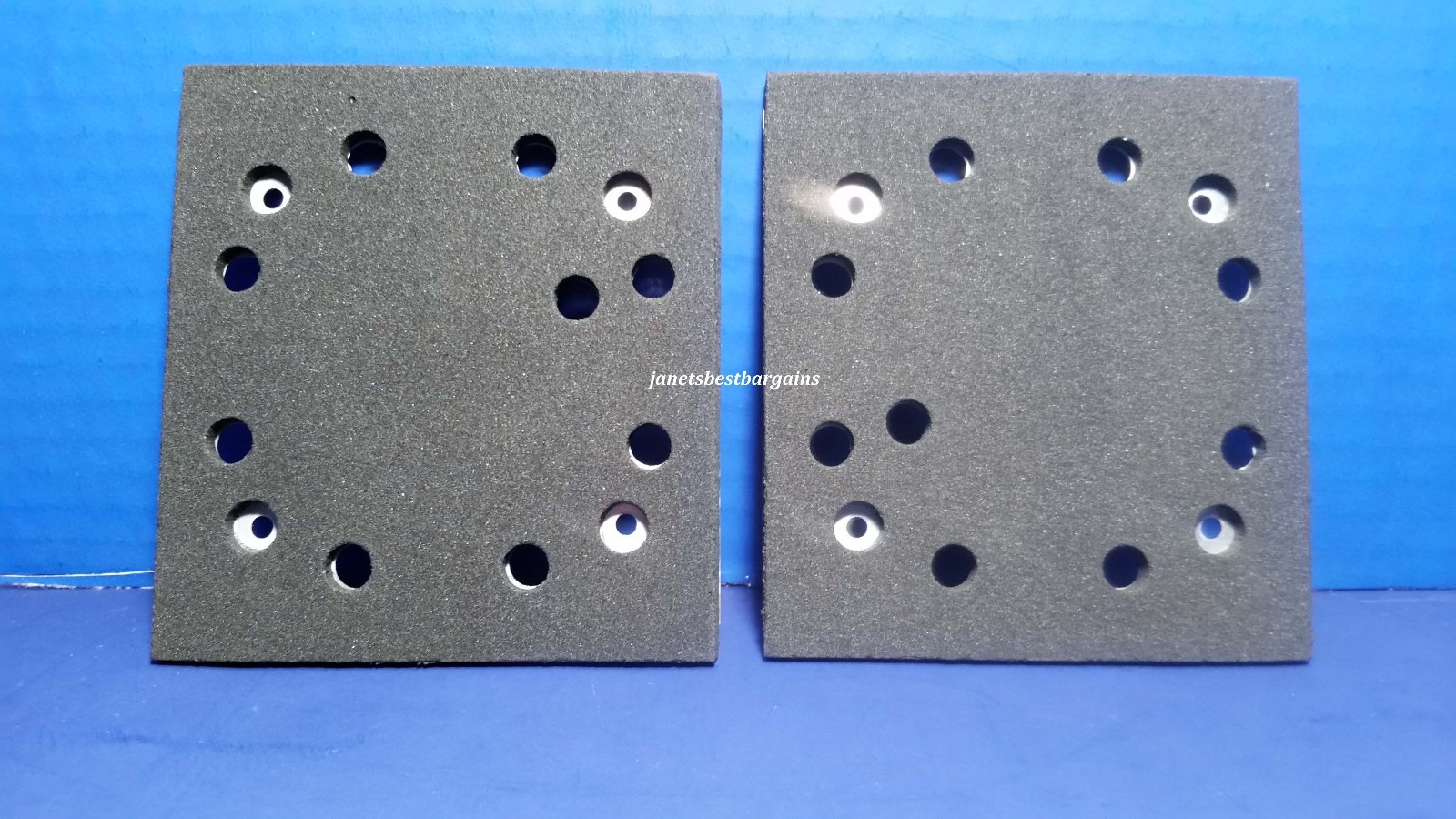 DeWalt Porter Cable 151284-00 Aftermarket 8 Hole Standard Square Sander Pad 2PK