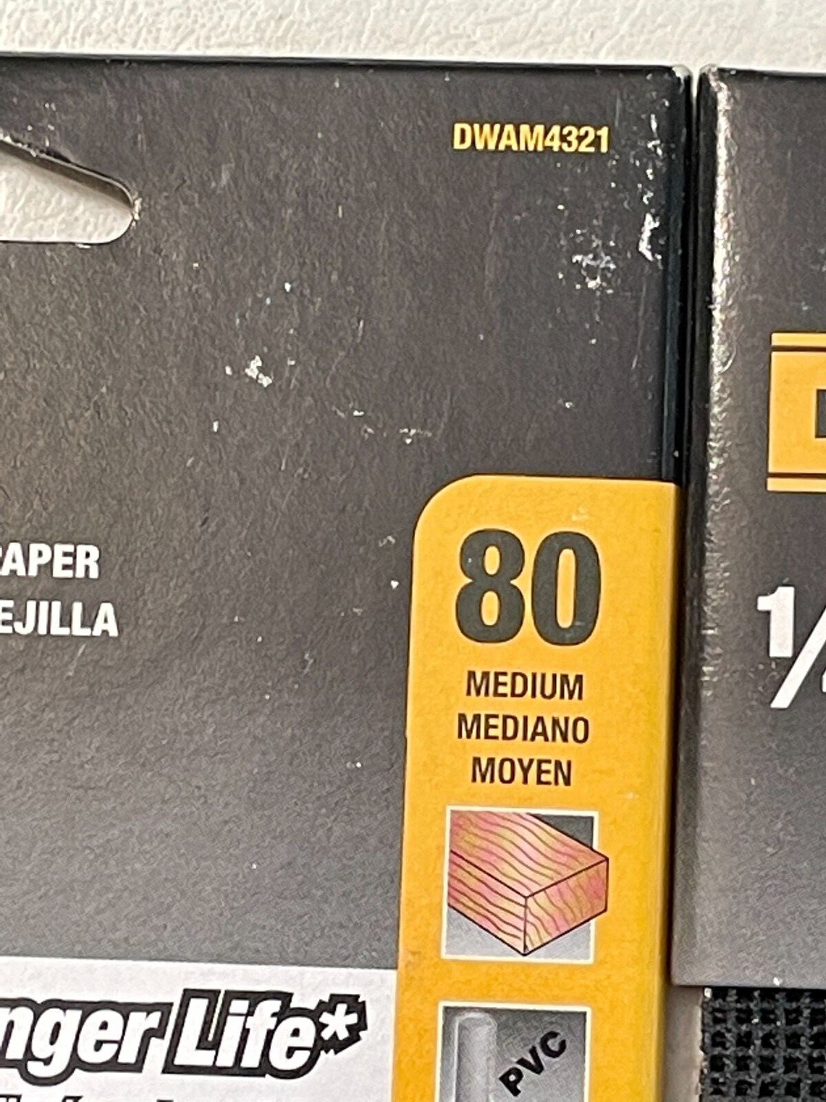 DeWalt – 80 Grit Medium Mesh Sandpaper – 1/4 Sheet – DWAM4321 – 2 Packs of 5