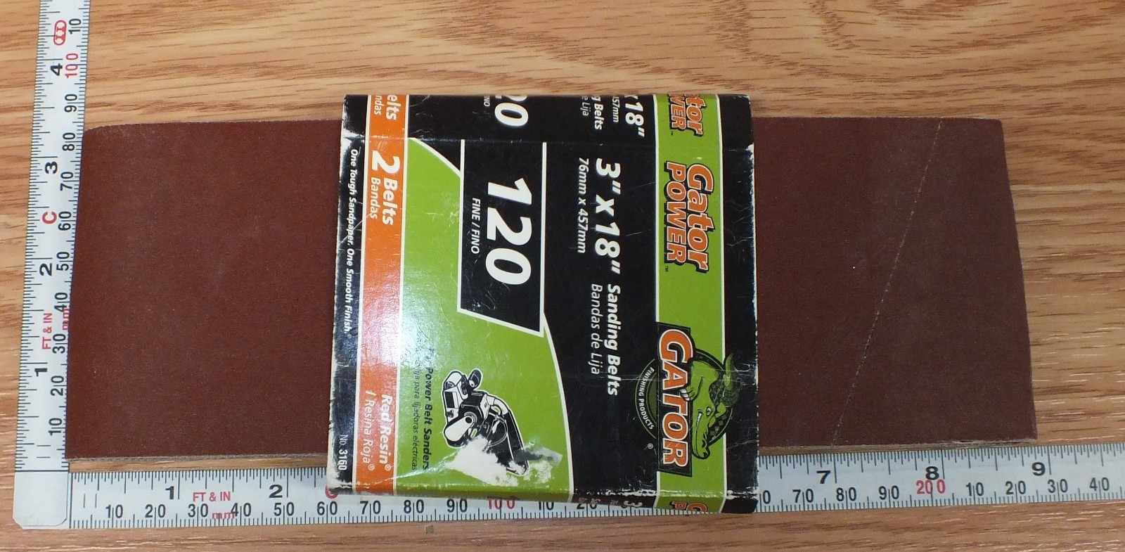 Gator Finishing Products (3160) 120 Fine Grit 3″ x 18″ (inch) Sanding Belts *NOS