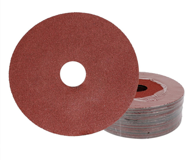 25 Pack Aluminum Oxide Resin Fiber Disc 24 Grit Sanding Grinding Discs 5” x 7/8”