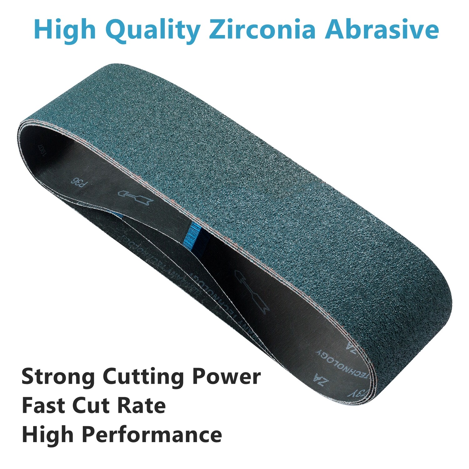 PREMIUM ZIRCONIA,Y-WEIGHT SANDING BELTS 6″ X 48″ Sander,24 36 60 100 120 Grit