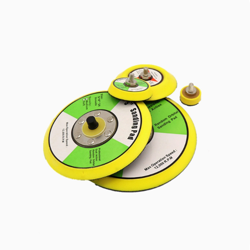 1″ – 6″ Hook Loop Sanding Polishing Backing Disc Pad M6 M8 Thread for Air Sander