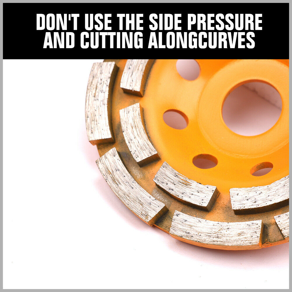 4-1/2″ Diamond Cup Grinding Wheel Double Row Concrete 18 seg Angle Grinder