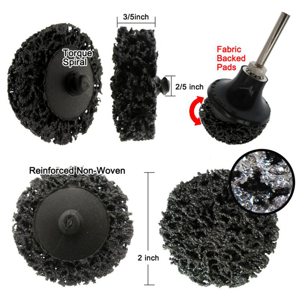35/46/52Pcs/Set R-Type Sanding Discs Abrasive Roll Lock Sandpaper Tray Kits