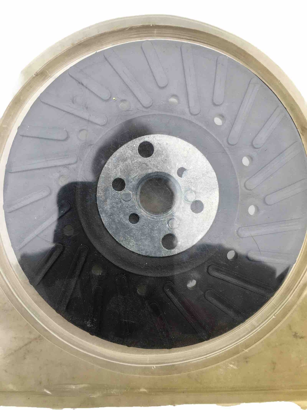 Forney 72381 Turbo Rubber Backing Pad 4-1/2 x 5/8 in.-11 13200 Rpm