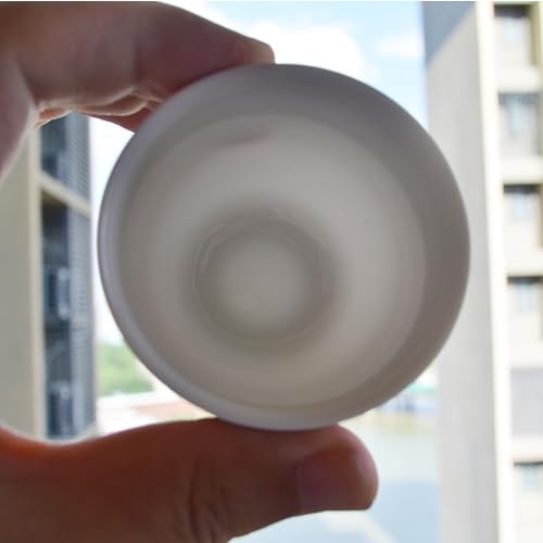 Small Porcelain Teacup Set of 4 White Sample Tea Cups Chinese White porcelain