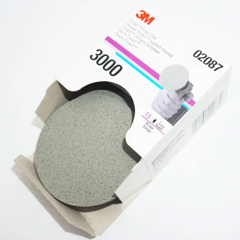 3M 02085 Trizact Pyramid Disc Foam Grinding Disc 6″ P3000 For Polishing Car
