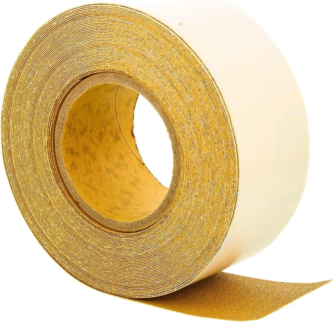 Rollo De Papel De Lija PSA De Grano80, 2 A 3/4 Pulgadas x 20 Yardas Autoadhesivo