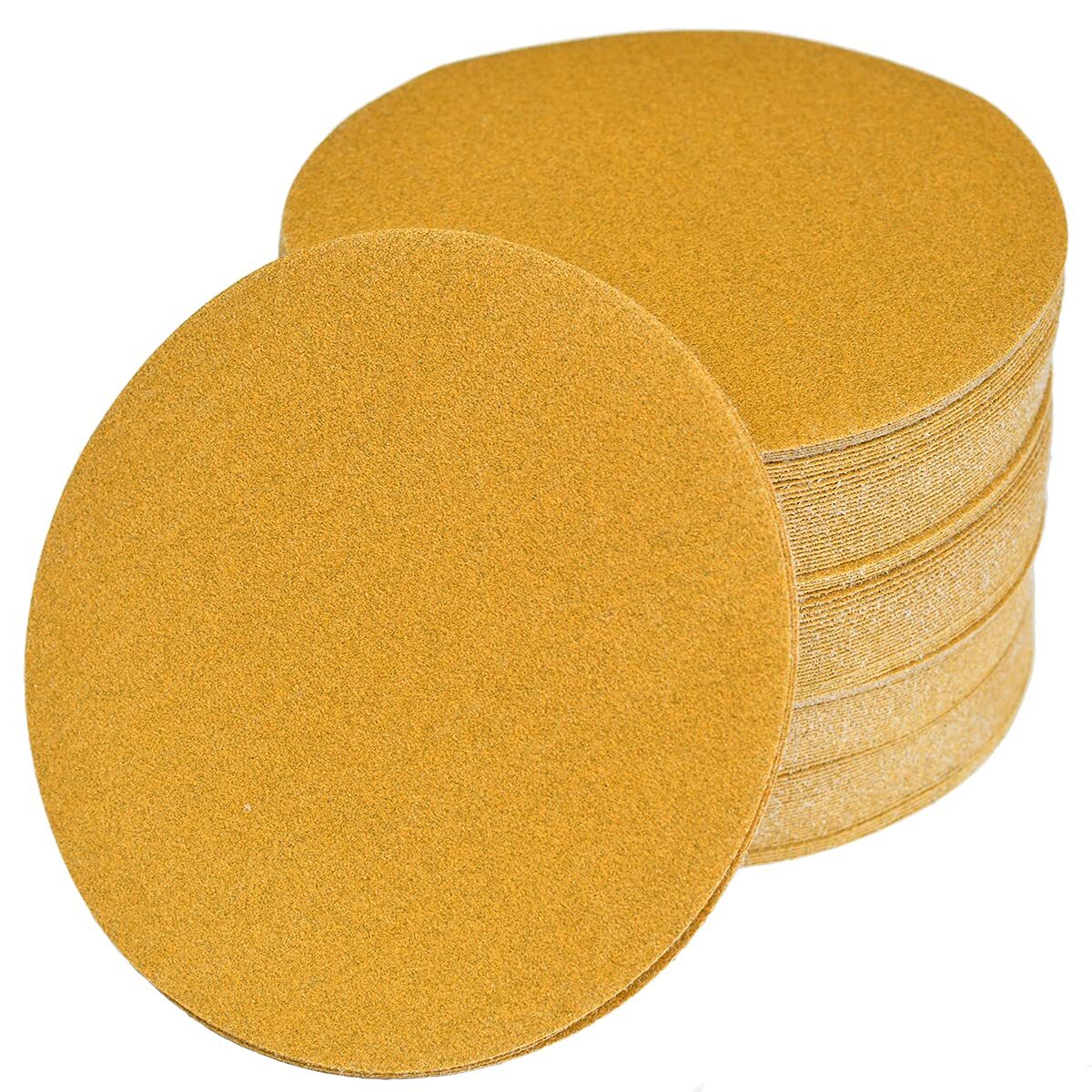 SATC 150mm 6 Inch sandpaper Hook and Loop Grip Sanding Discs 50PCS Grit 60-600