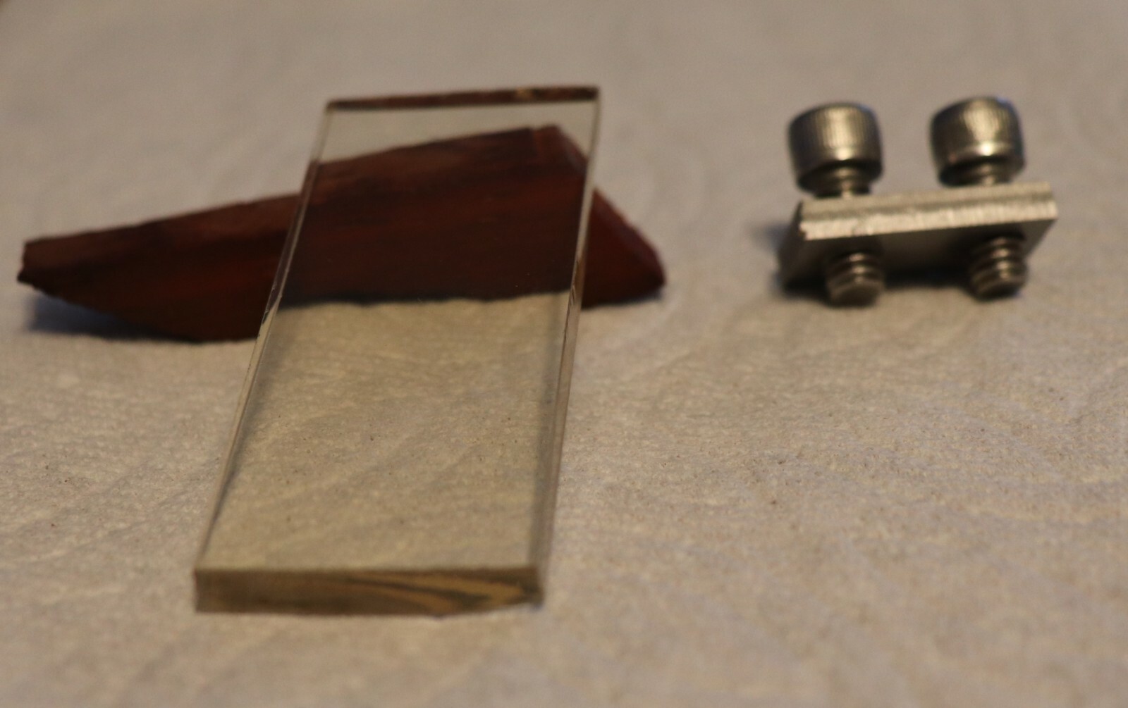 Glass Platen & Safety Shelf for 1″ x 30″ Belt Grinders (Combo) 1″ x 5″
