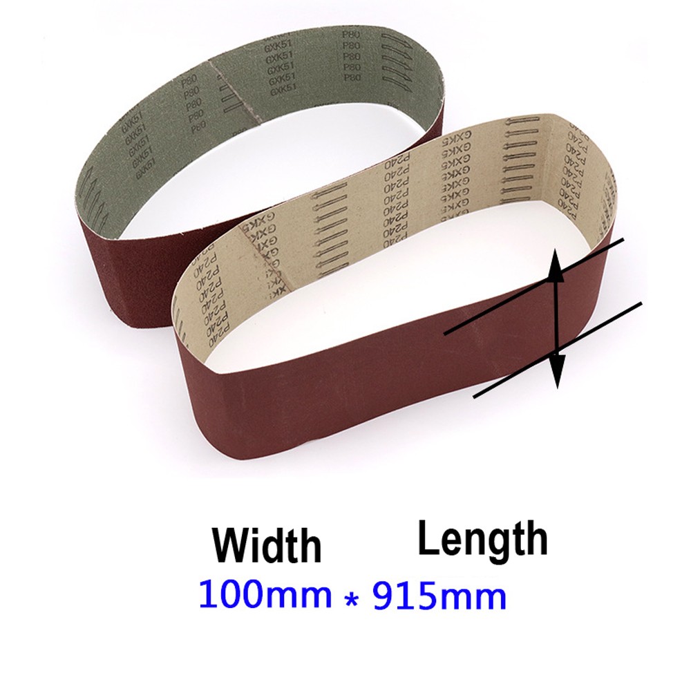 Sanding Belts Power File Belt Sander All Sizes Grits Coarse Fine Aluminium Oxide