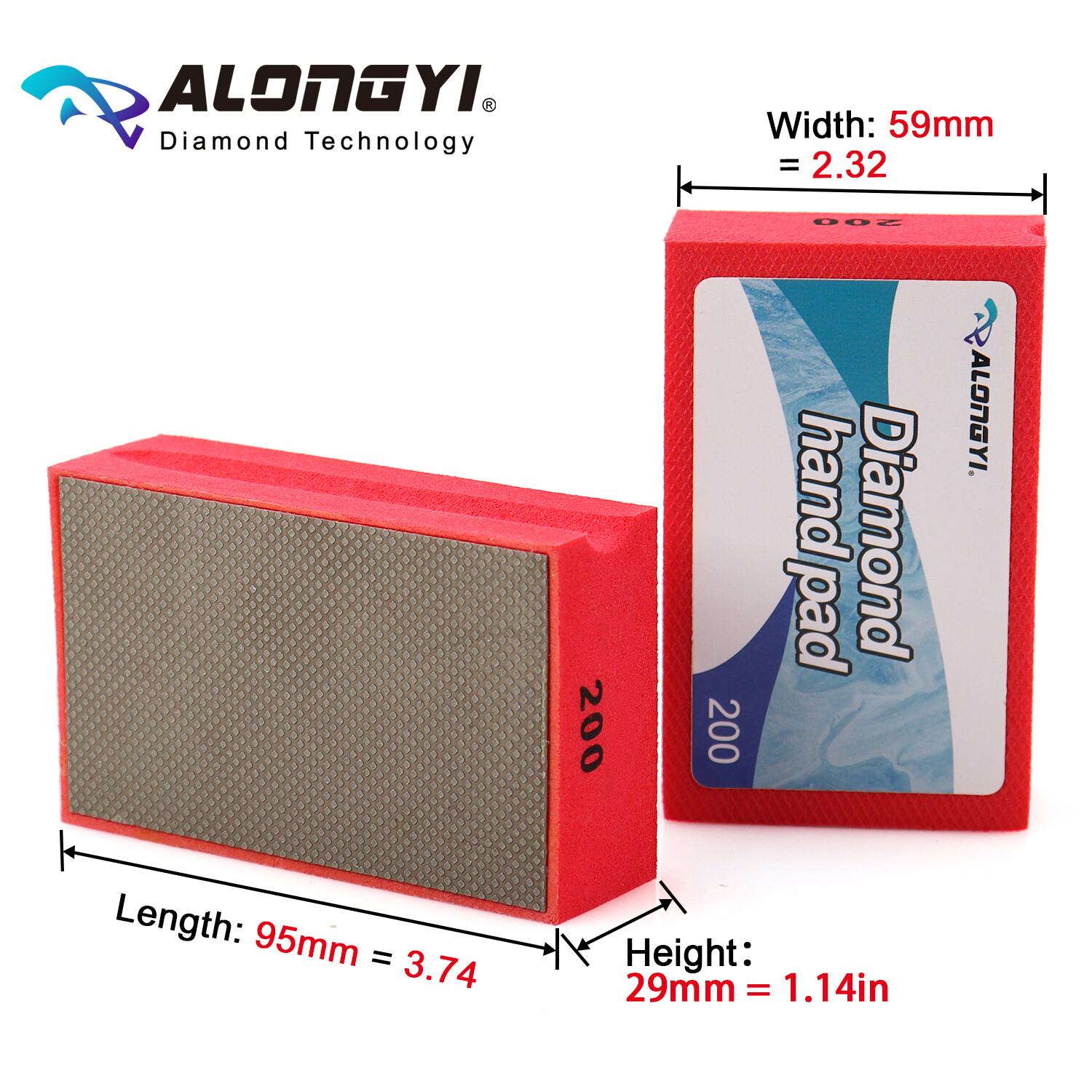 Electroplated Diamond Hand Polishing Pads Foam Back for Granite Marble Stone