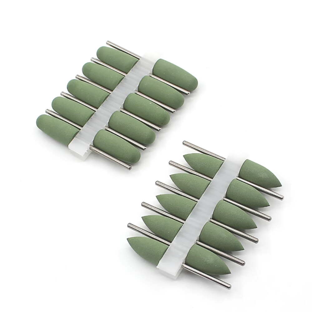 Nail Drill Bits Buffer Silicone Rubber Polishing Heads Rotary Pedicure Manicure
