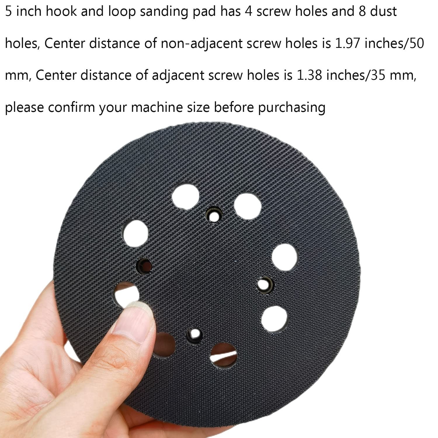 5 Inch Replacement Sander Pad CRAFTSMAN CMCW220B & CMEW231 – 5″ 8 ( 1 pack )….