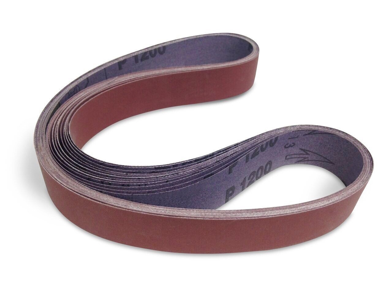 1 X 30 Inch 1200 Grit Flexible Aluminum Oxide Ultra Fine Sanding Belts, 12 Pack