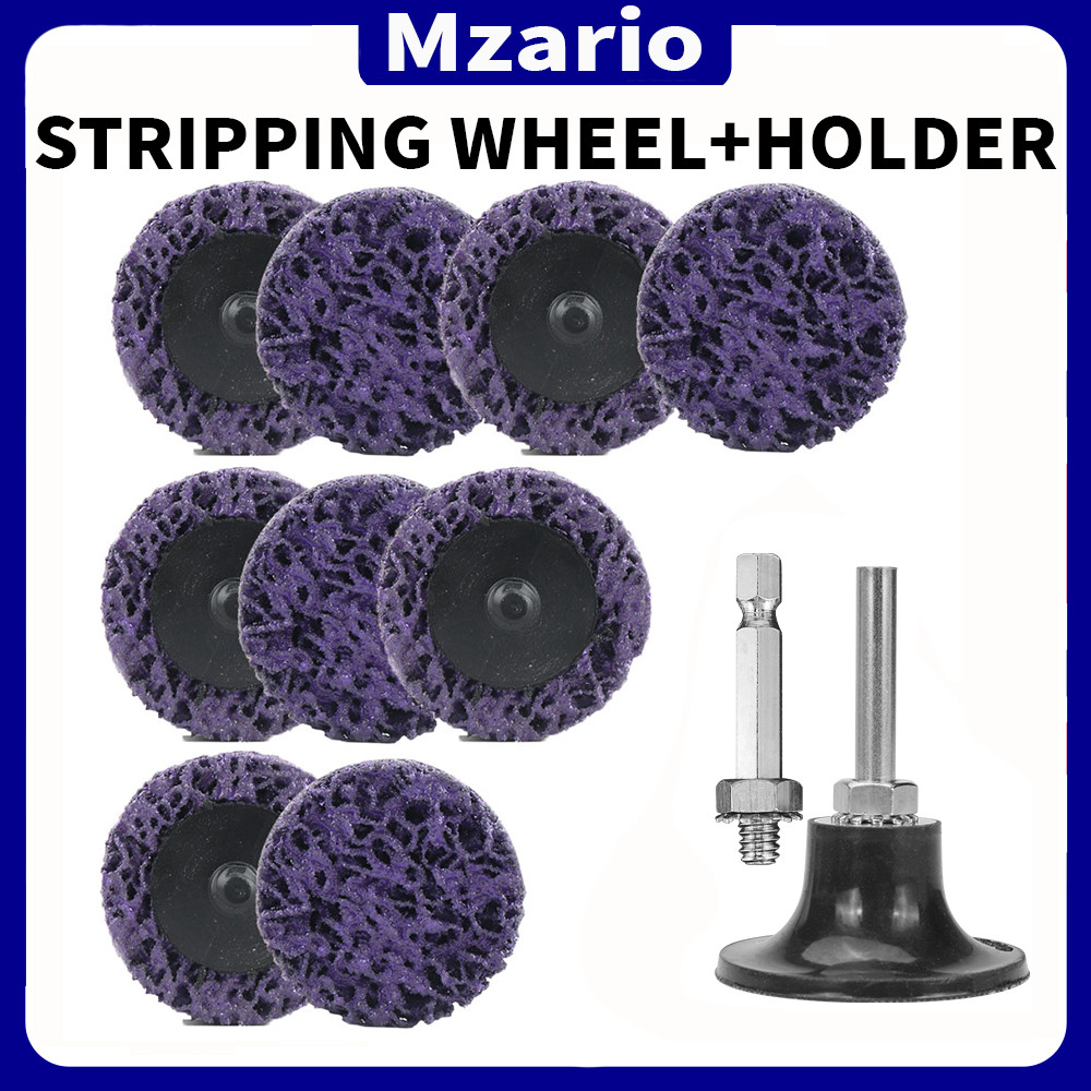 10Pcs 2” Strip Discs Stripping Wheel Poly Rust Removal For Angle Grinder Tool