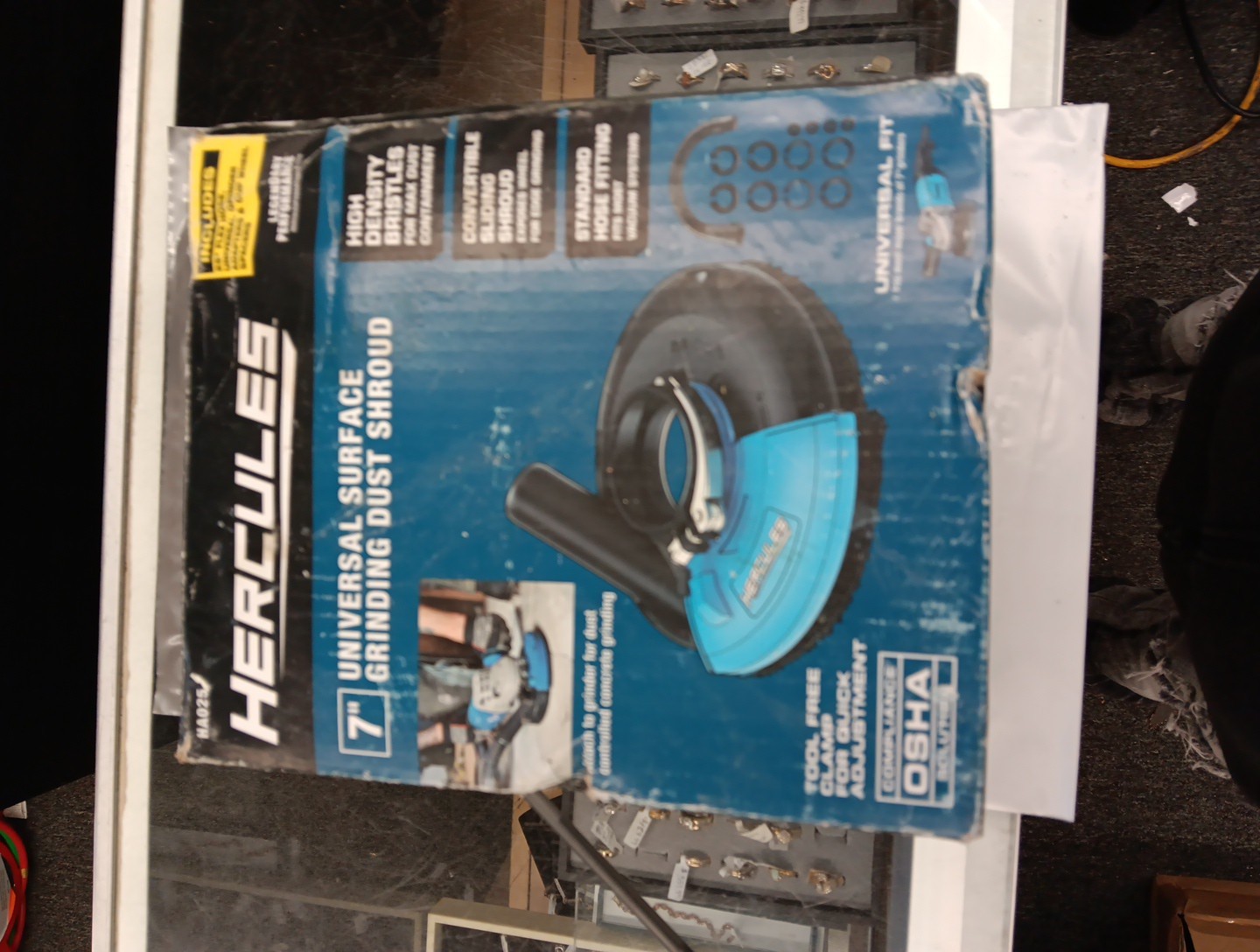 HERCULES HA025 7 in. Surface Grinding Dust Shroud Item – 58919 (New)