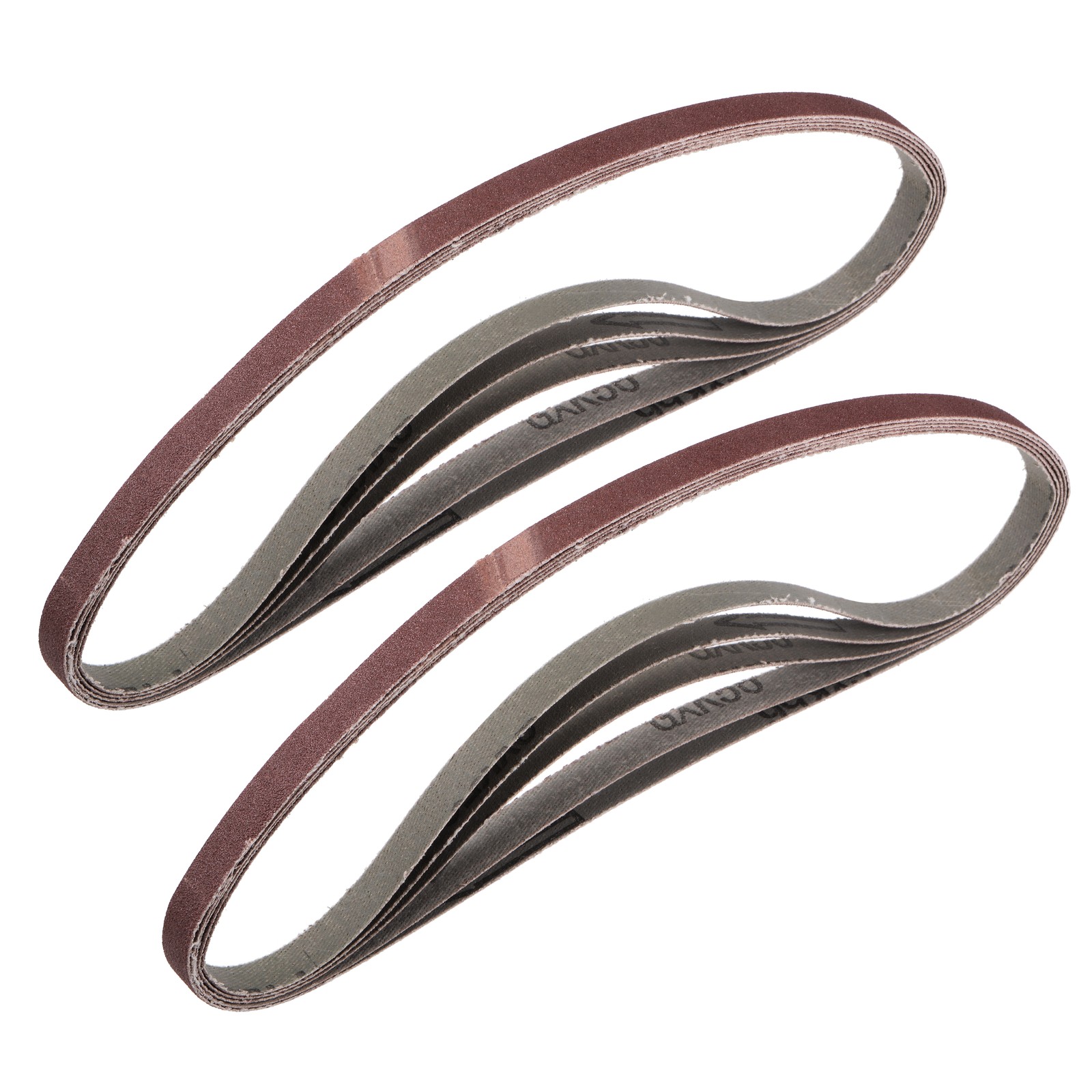 3/8 x 21 Inch Sanding Belt 120 Grit Sand Belts for Belt Sander 10pcs