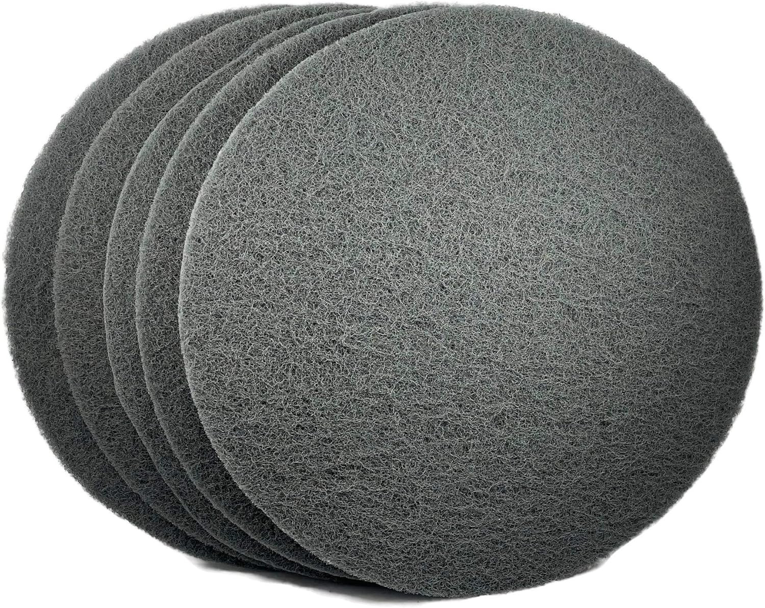Sungold Abrasives 078878 Grey Ultrafine Non-Woven Sanding Disc for GEM Sander 5-