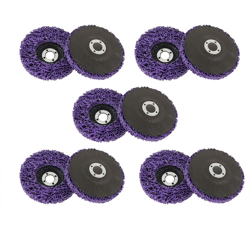 New 4″ x 5/8″ Strip Paint Removal Discs Stripping Wheel For Angle Grinders 10Pcs