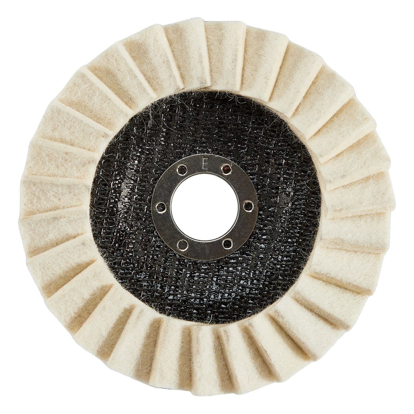 5PCS 4.5/4.8″ Wool Polishing Wheels Buffer Pads Flap Felt Polishing Finish Disc