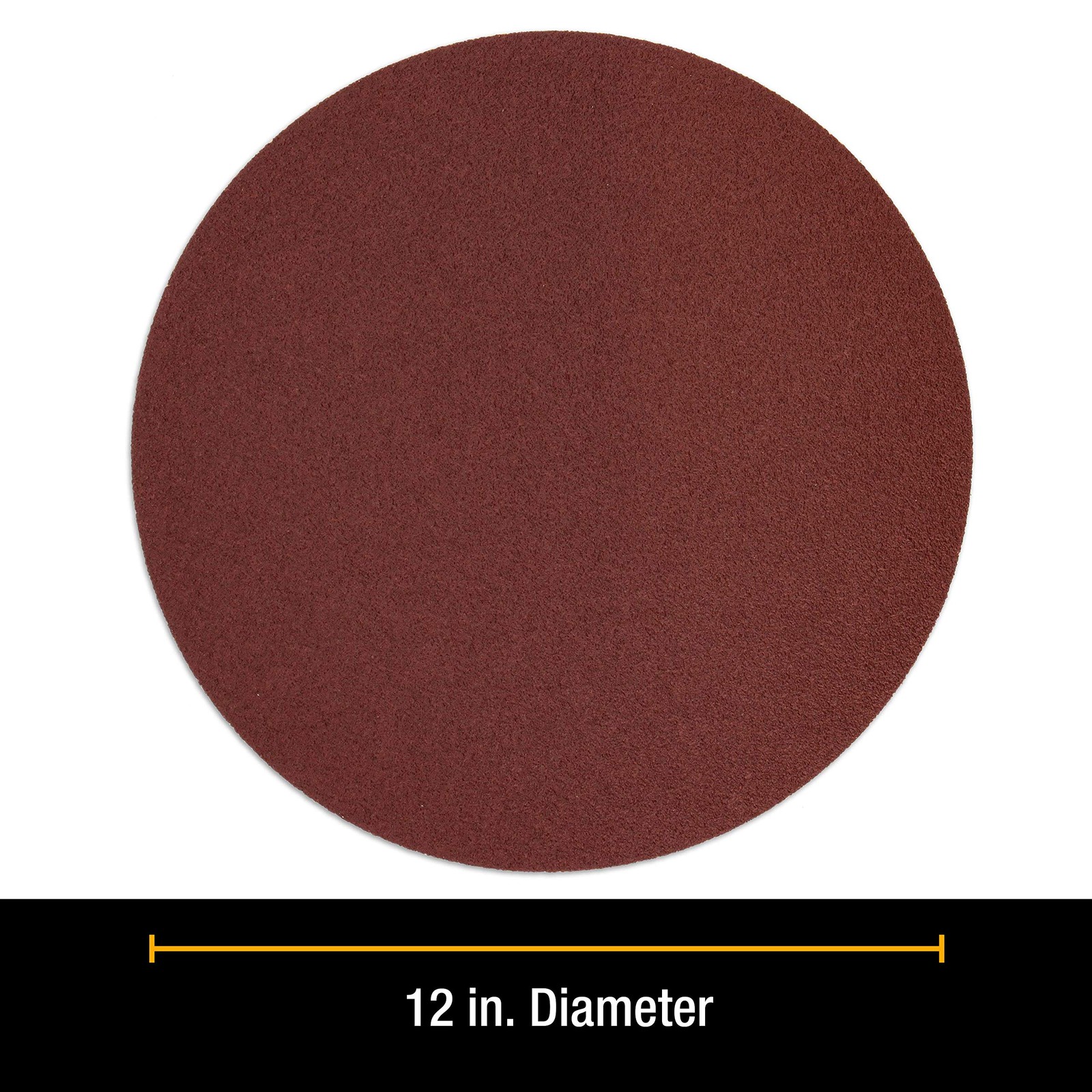 Dura-Gold Premium 12″ Sanding Discs – 80 Grit (Box of 5) – Sandpaper Discs wi…